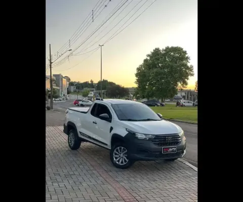 Fiat Strada Endurance 1.4 Flex 8V CS Plus  - Branca - 2021/2022