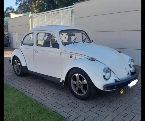 Volkswagen Fusca 1300L - Branca - 1981/1981  - tração traseira 