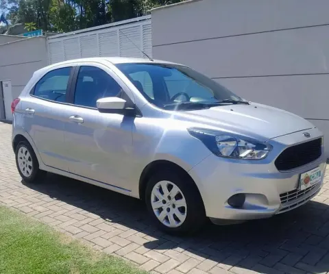 Ford KA 1.0 SE/SE Plus TiVCT Flex 5p - Prata - 2014/2015
