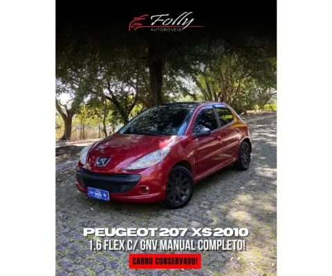 Peugeot 207 2010 1.6 xs 16v flex 4p manual