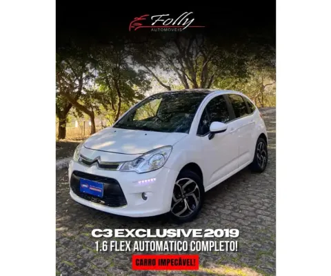 Citroen C3 2019 1.6 vti 120 flex exclusive eat6