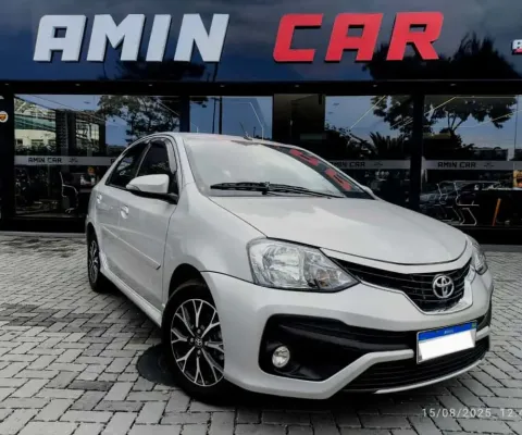 Toyota Etios 2018 1.5 platinum sedan 16v flex 4p automático