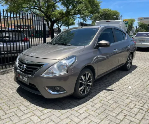 Nissan versa sl 1.6 cvt - 2017/2018 - sem restrições no documento 