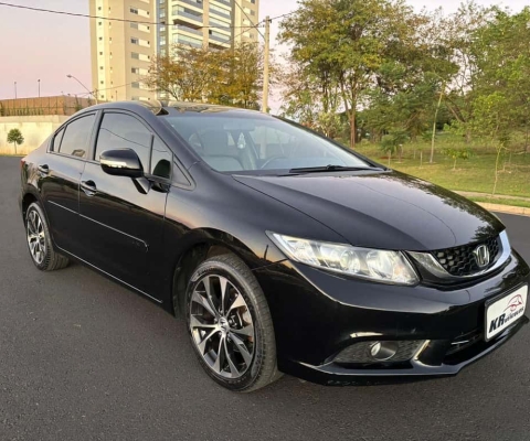 Honda Civic LXR 2015 - Preta - 2014/2015