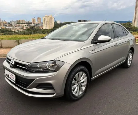 Volkswagen Virtus W/ AF 1.6 AT 2019 - Prata - 2018/2019