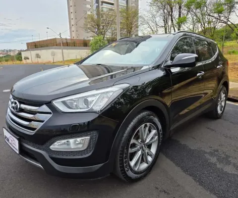 Hyundai Santa Fé 7 Luagres  V6 2014 - Preta - 2013/2014