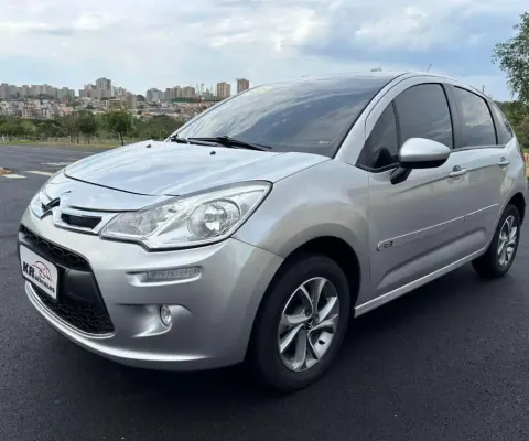 Citroën C3 90M 1.5 TENDANCE 2015 - Prata - 2014/2015