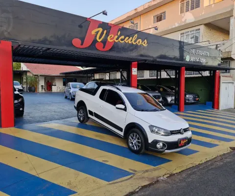 Vw saveiro 1.6 cross c3 2014 branca 