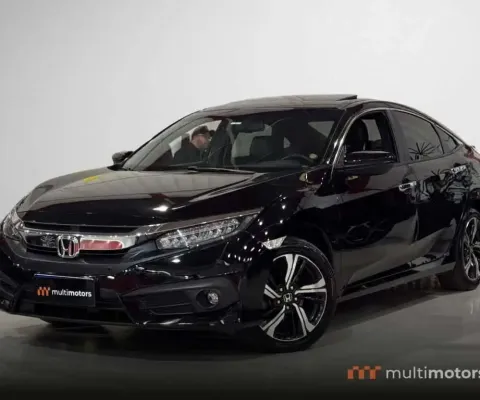 Honda Civic Sedan TOURING 1.5 Turbo 16V Aut.4p  - Preta - 2017/2017