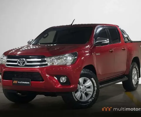 Toyota Hilux Hilux CD SRV 4x4 2.8 TDI Diesel Aut. - Vermelha - 2017/2017