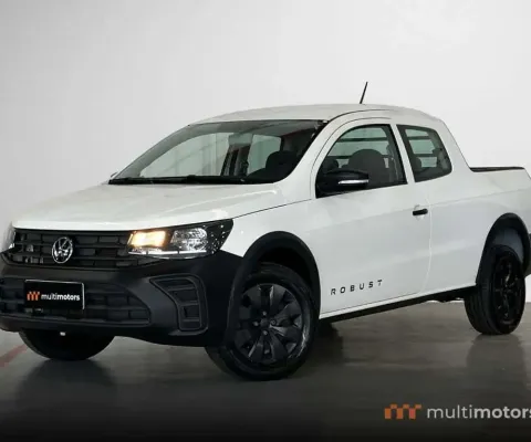 Volkswagen Saveiro Robust 1.6 Total Flex 8V CD  - Branca - 2024/2024