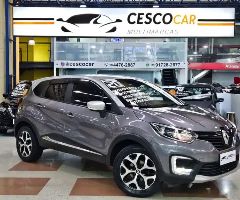 Renault Captur 1.6 FLEX AUTOMÁTICO *SOM BOSE* - Cinza - 2019/2020