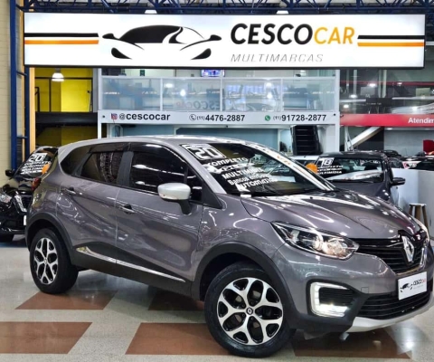 Renault Captur 1.6 FLEX AUTOMÁTICO *SOM BOSE* - Cinza - 2019/2020