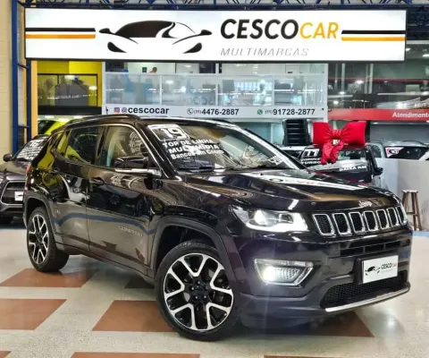 Jeep Compass LIMITED 2.0 FLEX AUTOMÁTICO - APENAS 52.000KM - Preta - 2018/2019