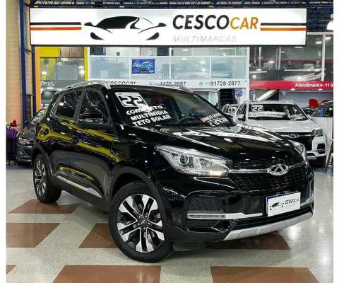 CAOA Chery Tiggo 5X TXS 1.5 Turbo - Teto Panorâmico - Preta - 2021/2022