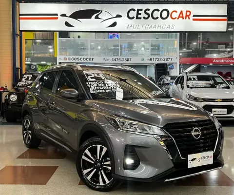 Nissan Kicks 1.6 FLEX ADVANCE CVT - Cinza - 2023/2024