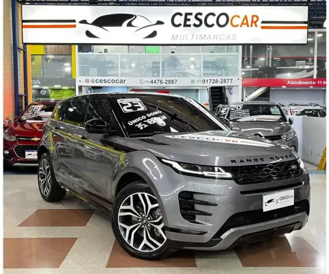 Land Rover Range Rover Evoque 2.0T P250 R-DYNAMIC HSE AWD TETO PANORÂMICO - Cinza - 2022/2023