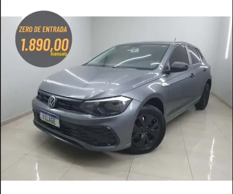 Volkswagen poloTRACK 1.0 FLEX 2023 ZERO DE ENTRADA 