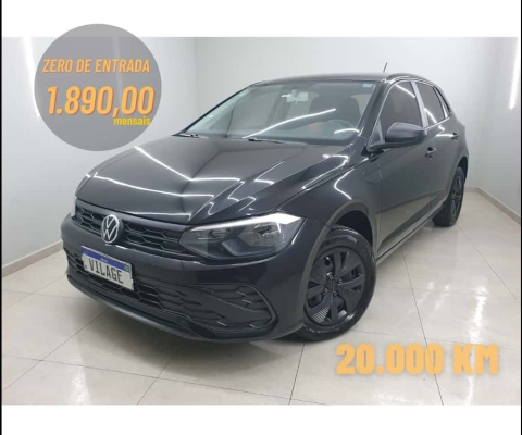 Volkswagen Polo TRACK 1.0 FLEX 2023 ZERO DE ENTRADA