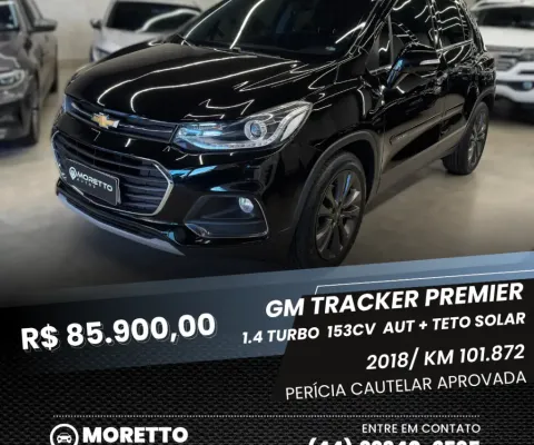 Tracker Premier 1.4 TB Aut (Teto Solar/ Pericia Aprovada)