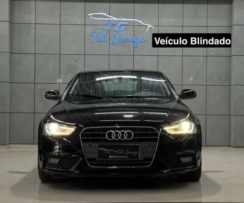 Audi A4 2.0 16V TFSI 183/180cv Multitronic  - Preta - 2013/2014