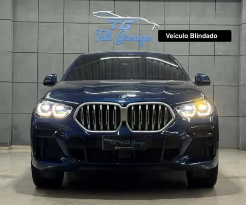 BMW X6 XDRIVE 40i M Sport 3.0 Bi-Turbo  - Azul - 2022/2023