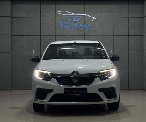 Renault Logan Life Flex 1.0 12V 4p Mec.  - Branca - 2022/2023