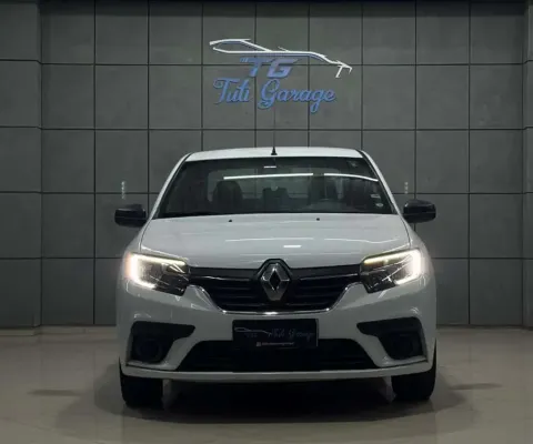 Renault Logan Life Flex 1.0 12V 4p Mec.  - Branca - 2022/2023
