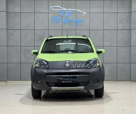 Fiat Uno WAY 1.0 EVO Fire Flex 8V 5p  - Verde - 2011/2011