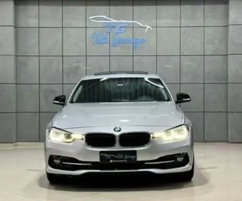 BMW 320i Modern/Sport TB 2.0/A.Flex/GP 4p  - Prata - 2017/2017