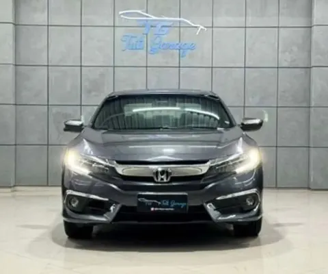 Honda Civic Sedan TOURING 1.5 Turbo 16V Aut.4p  - Cinza - 2017/2017