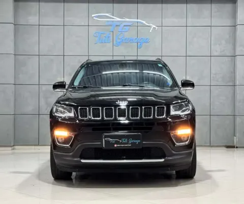 Jeep Compass LIMITED 2.0 4x2 Flex 16V Aut - Preta - 2017/2017