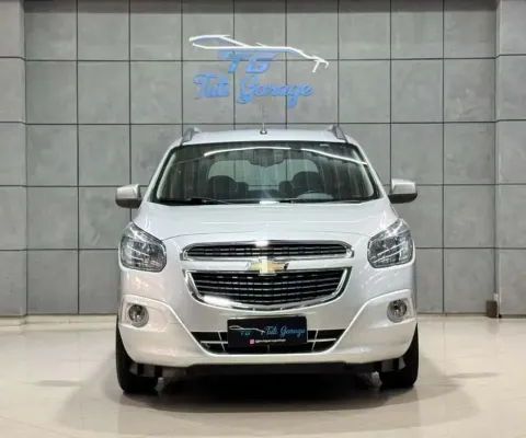 Chevrolet Spin LTZ 1.8 8V Econo.Flex 5p Aut - Prata - 2017/2018