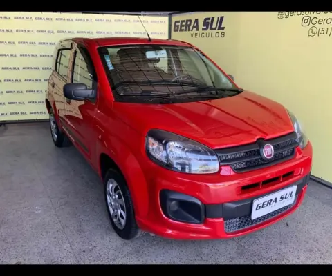Uno drive 1.0 6v flex 17/18 vermelho 