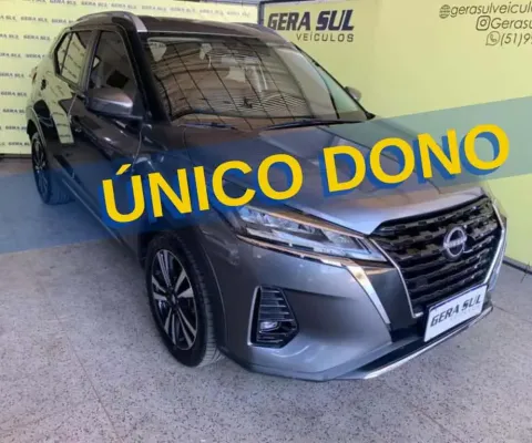 Kicks exclusive 1.6 16v at. 22/23 cinza único dono