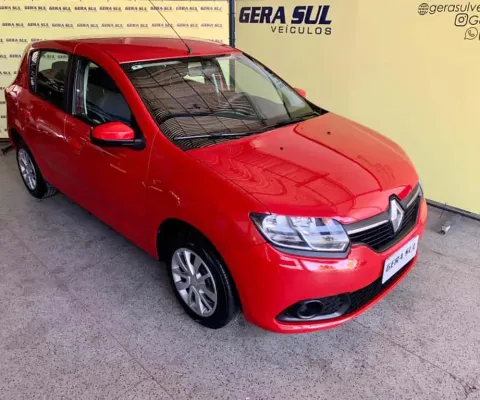 Sandero expression 1.0 12v flex 16/17 vermelho