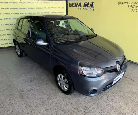 Clio expression 1.0 16v flex 15/16 cinza