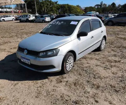 VOLKSWAGEN NOVO GOL 1.0 CITY SAO PAULO-SP Ano/Mod: 2013/2013 Cor: Prata