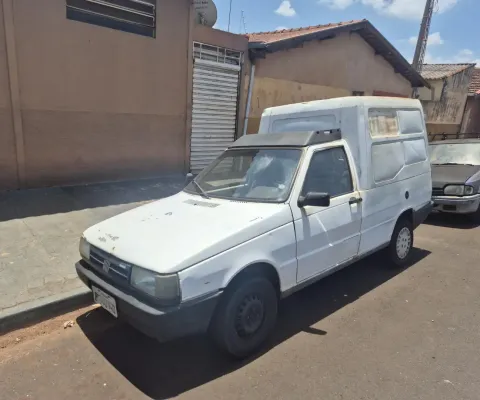 Veículo Fiat/Uno Fiorino 1.5, cor branca, ano fabricação/modelo 1991/1991.
