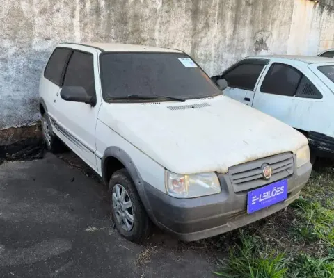 FIAT UNO MILLE WAY ECON COR BRANCA Ano/Mod.: 2011/2012 - 1.0