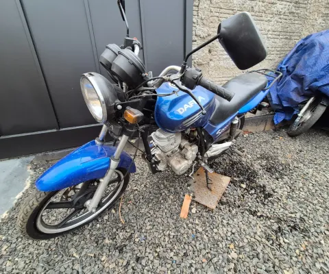 Dafra Speed 150, ano fabricação/modelo 2011/2012, cor azul, em bom estado de conservação e funcionam