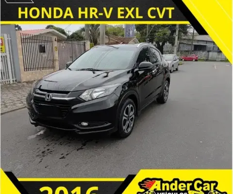 Honda HR-V EXL CVT 1.8 2016 . veiculo periciado e aprovado com garantia