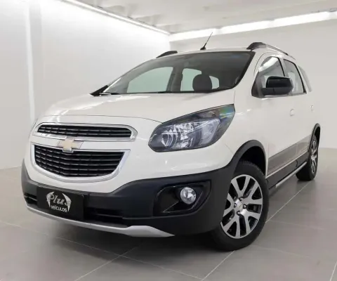 Chevrolet Spin 1.8 ACTIV AUTOMÁTICO - Branca - 2015/2016