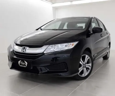 Honda City 1.5 LX CVT - Preta - 2014/2015