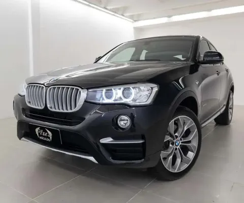 BMW X4 2.0 28I X LINE 4X4  - Preta - 2018/2018