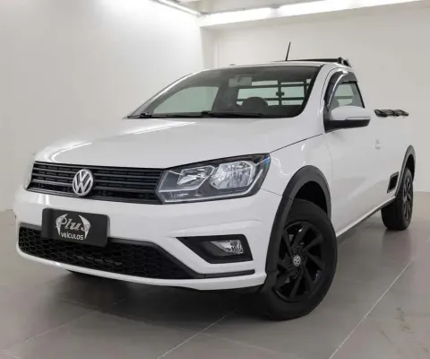 Volkswagen Saveiro 1.6 MSI TRENDLINE - Branca - 2018/2019