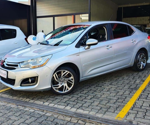 CITROËN C4 LOUNGE 1.6 EXCLUSIVE 16V TURBO GASOLINA 4P AUTOMÁTICO