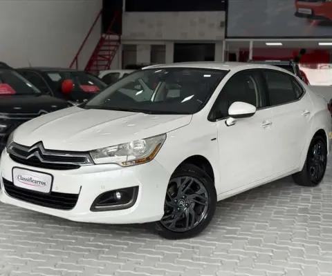 CITROËN C4 LOUNGE 1.6 EXCLUSIVE 16V TURBO GASOLINA 4P AUTOMÁTICO