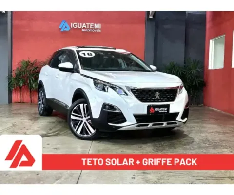 Peugeot 3008 2018 1.6 griffe thp 16v gasolina 4p automático