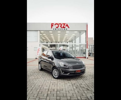 Ford KA 1.5 Sedan TITANIUM 12V Flex 4p Aut.  - Cinza - 2020/2021
